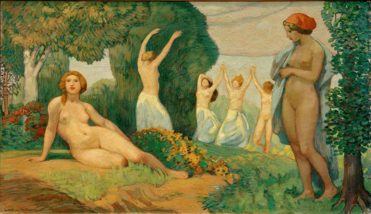 In Summer Time by Ludwig von Hofmann