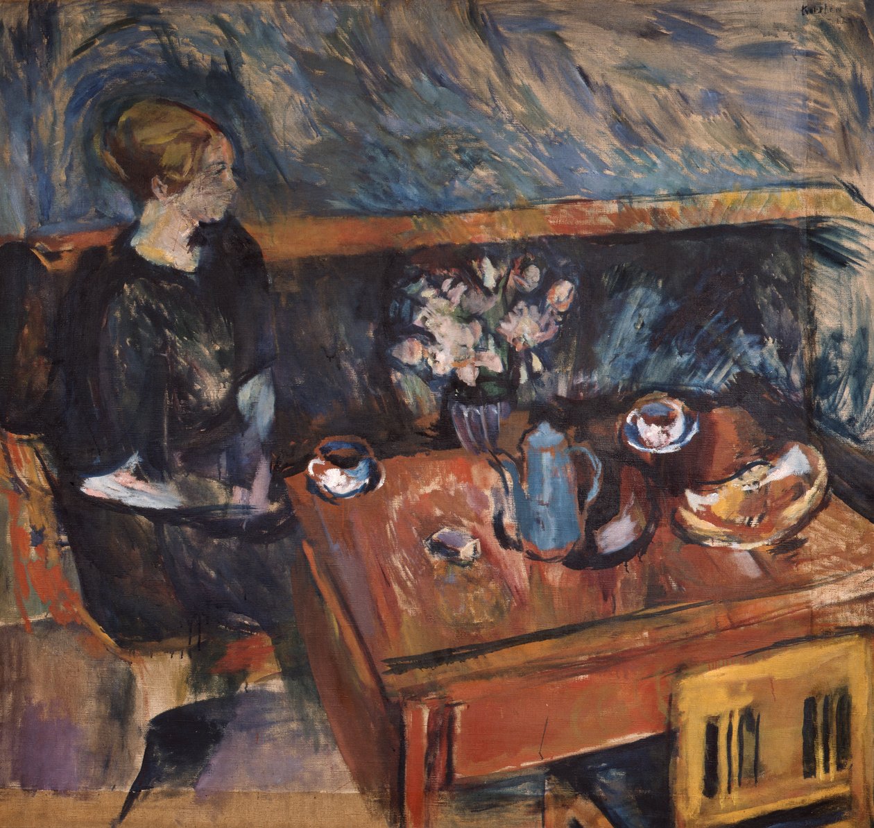 On the Sofa by Ludvik Peter Karsten