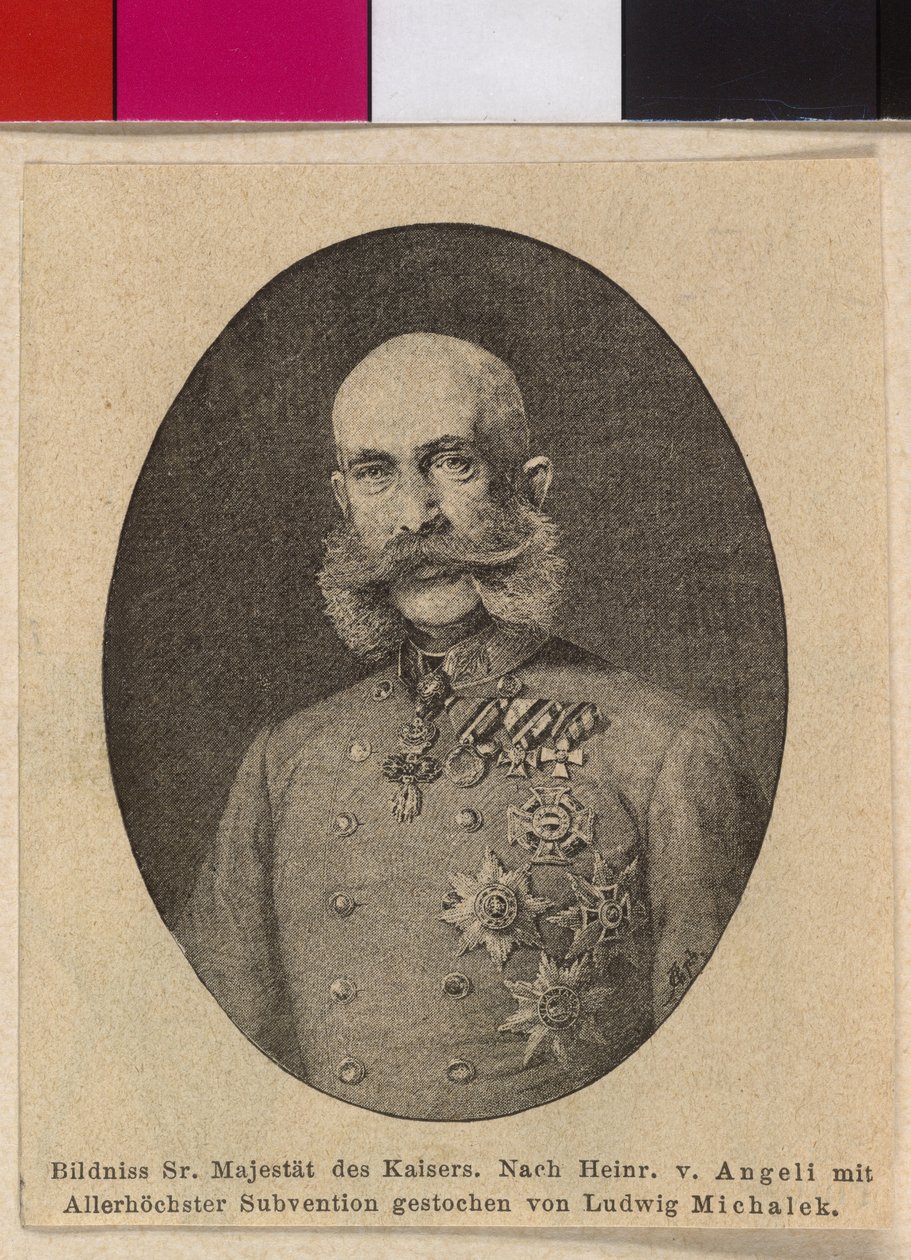 Emperor Franz Joseph I of Austria by Ludwig Michalek