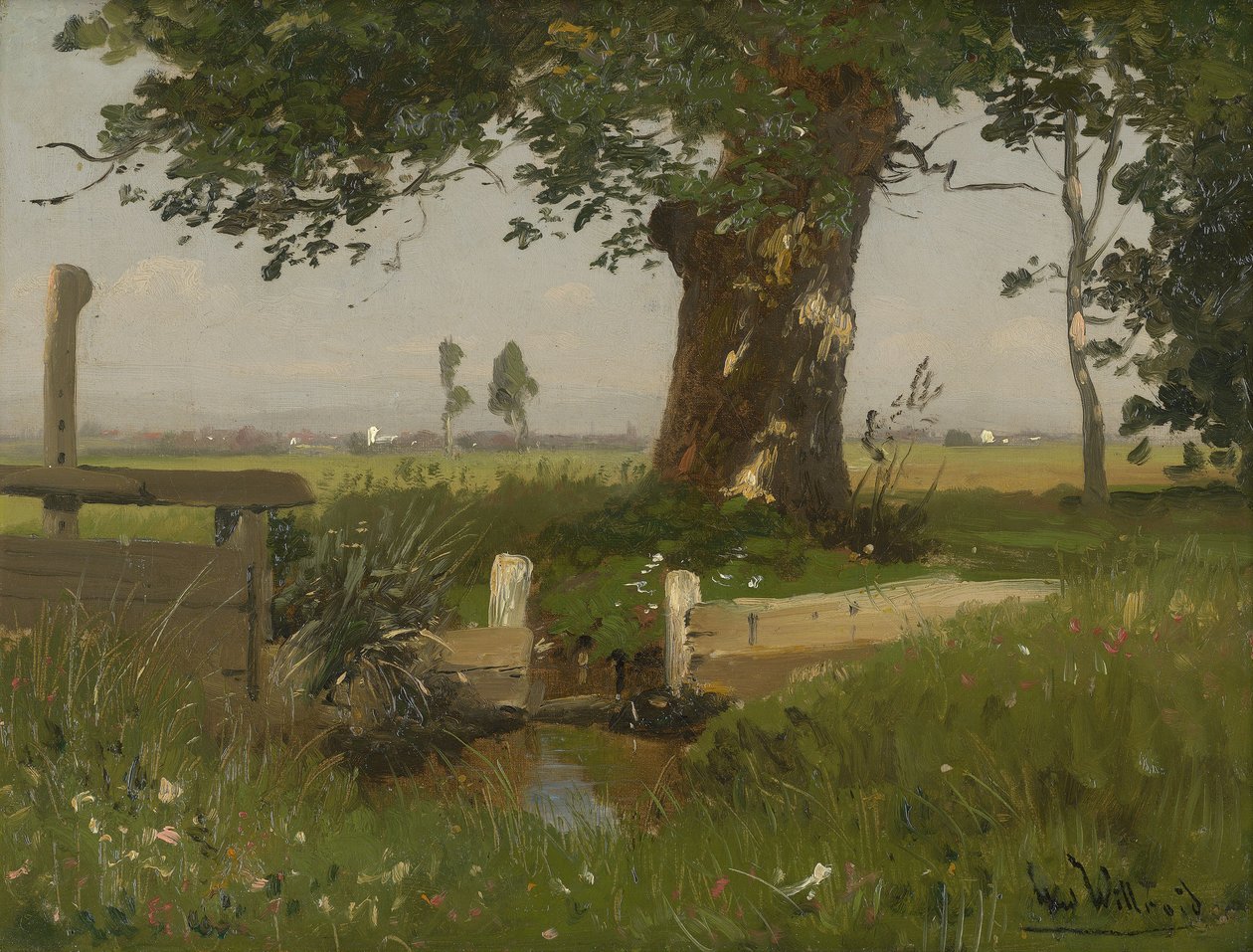 Summery Meadow Landscape in Carinthia by Ludwig Willroider
