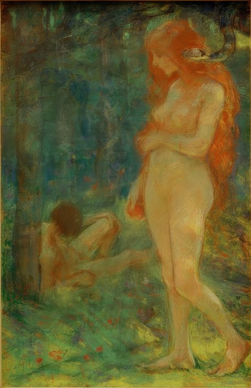 Adam and Eve by Ludwig von Hofmann
