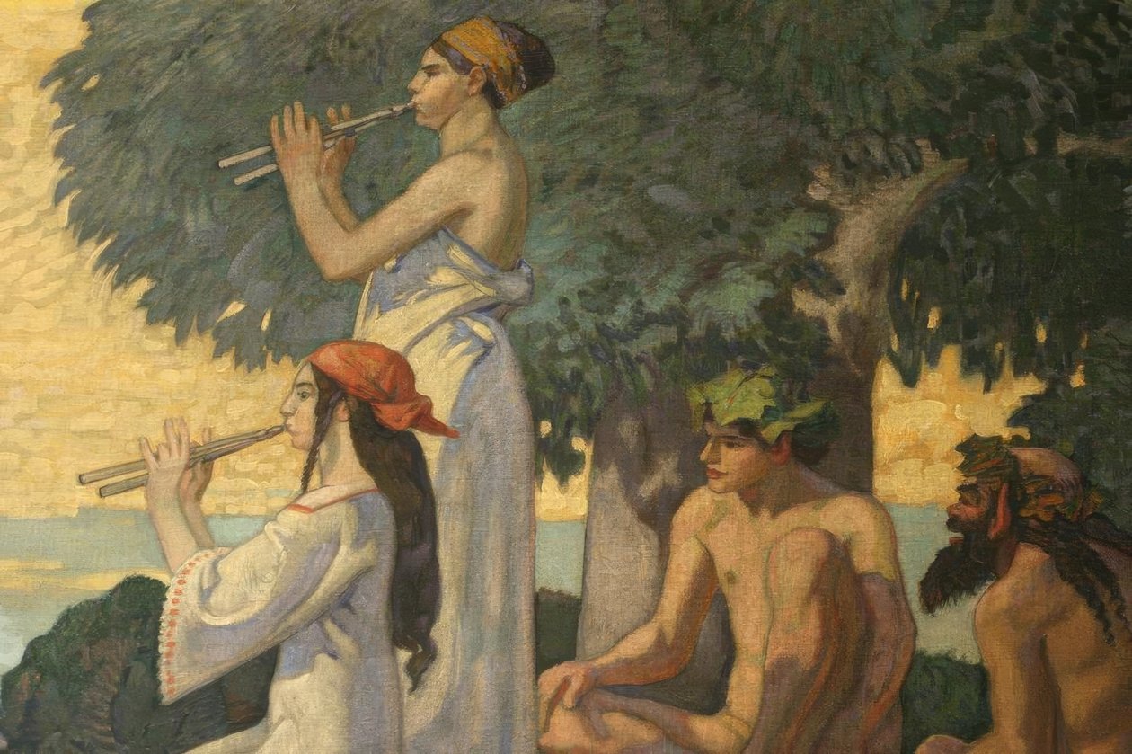Dionysian Procession by Ludwig von Hofmann