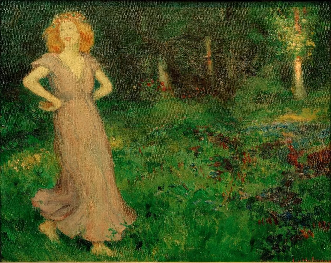 Dancer by Ludwig von Hofmann