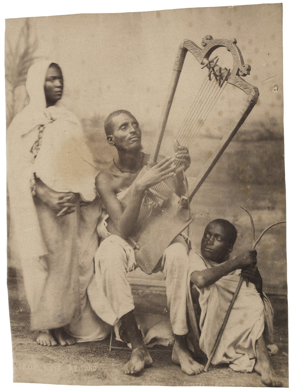 Three Abyssinians in Traditional Dress, c.1880-90 by Luigi Naretti