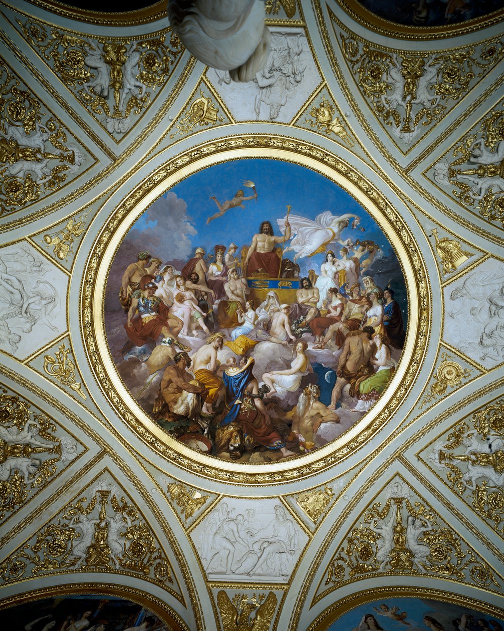 Olympus, Ceiling of the Iliad Room, Palatine Gallery by Luigi Sabatelli