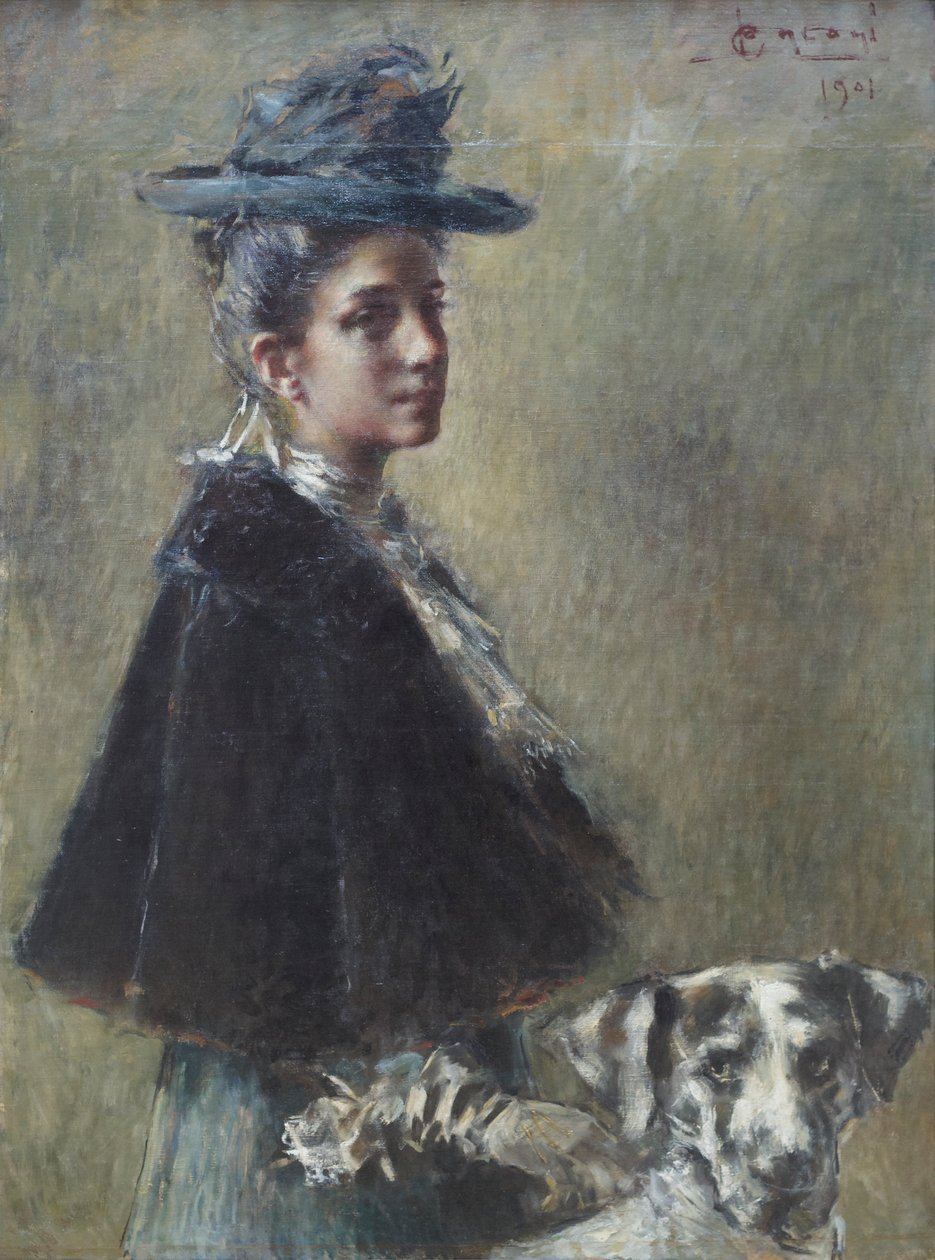 Portrait of Mrs Torelli by Luigi Conconi