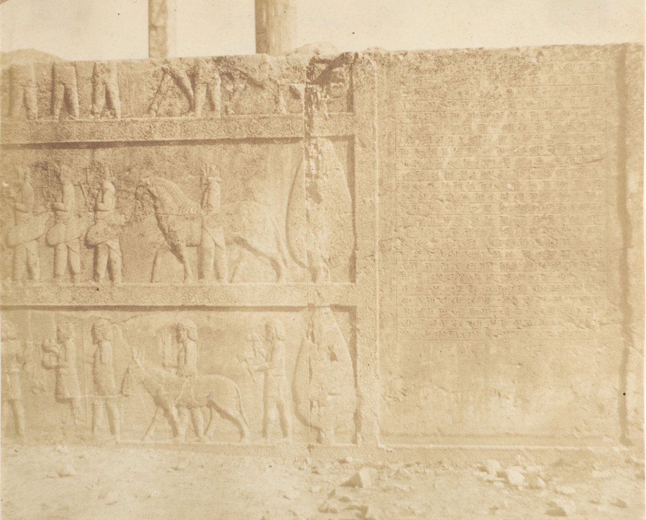Procession on the Facade of the Grand Staircase, 1858 by Luigi Pesce