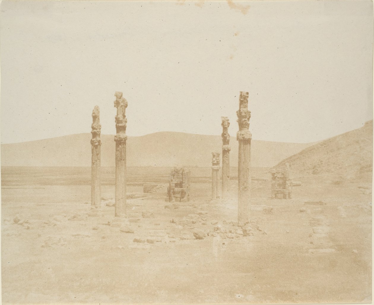 Ruins on the First Terrace, Persepolis by Luigi Pesce