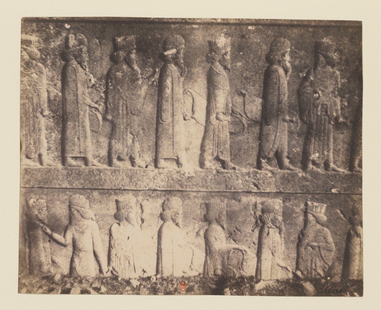 View 13 - Persepolis. Relief of the Apadana by Luigi Pesce