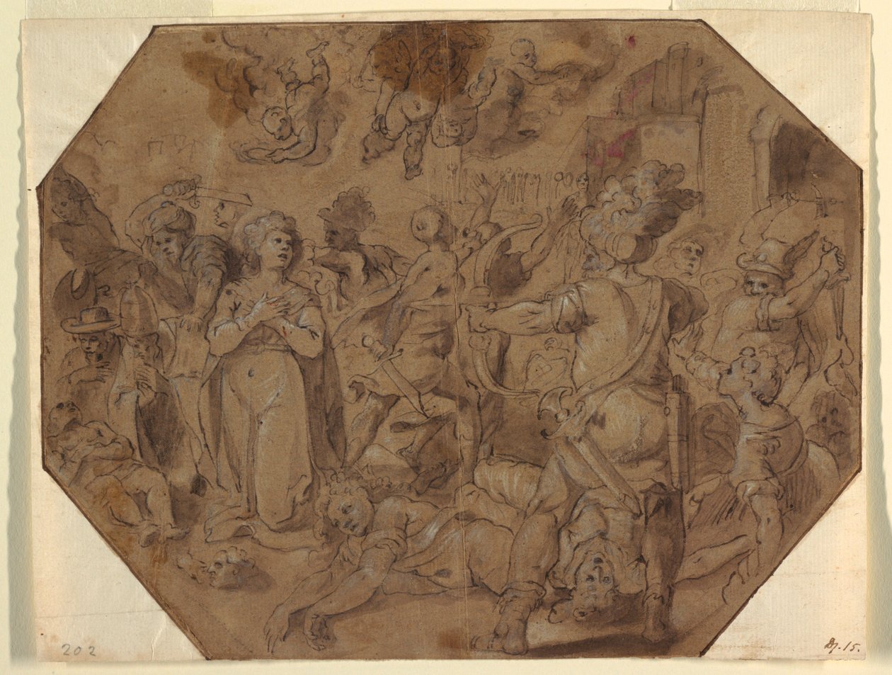 Martyrdom of St. Ursula by Luigi Rodriguez