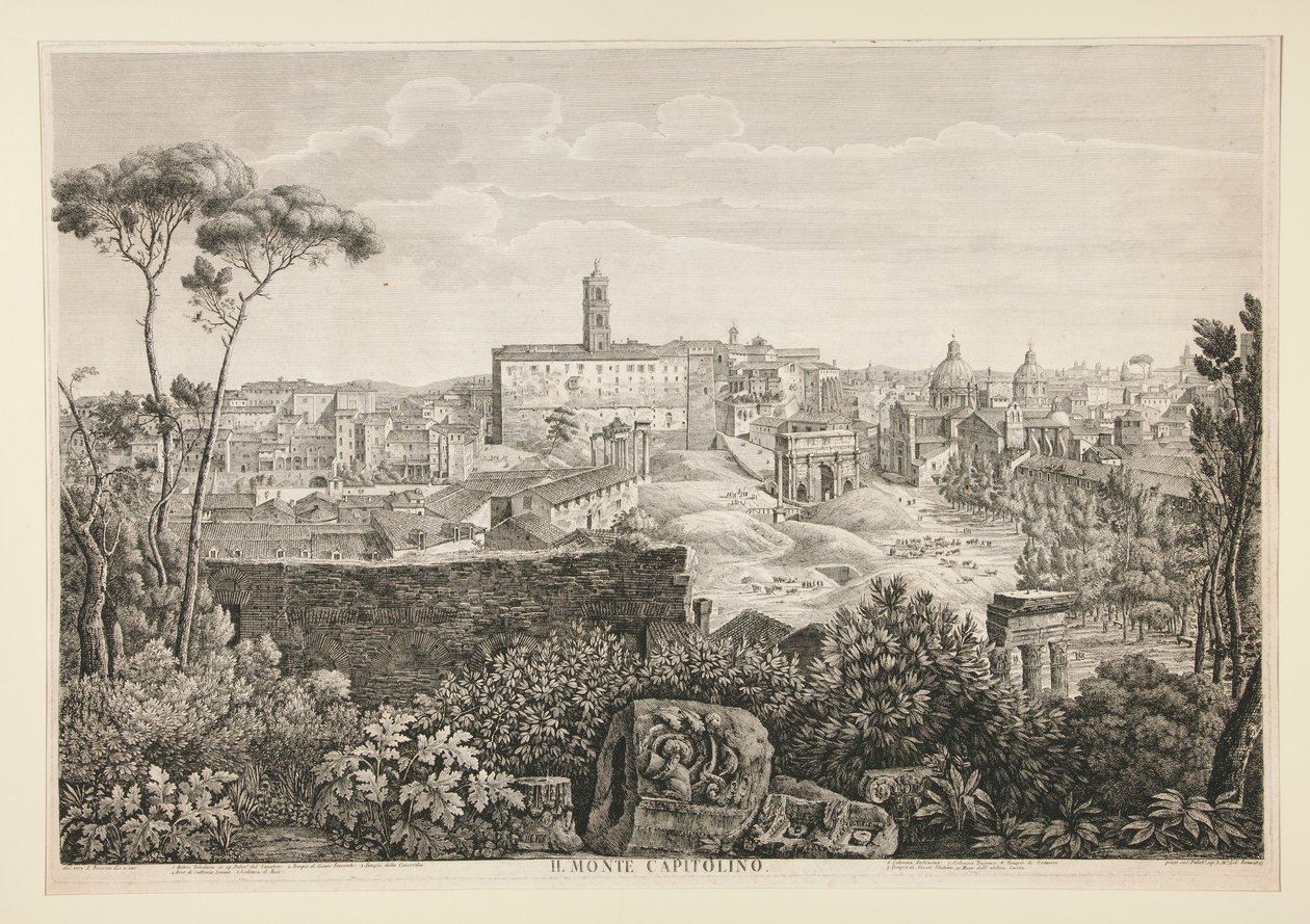 Il Monte Capitolino by Luigi Rossini