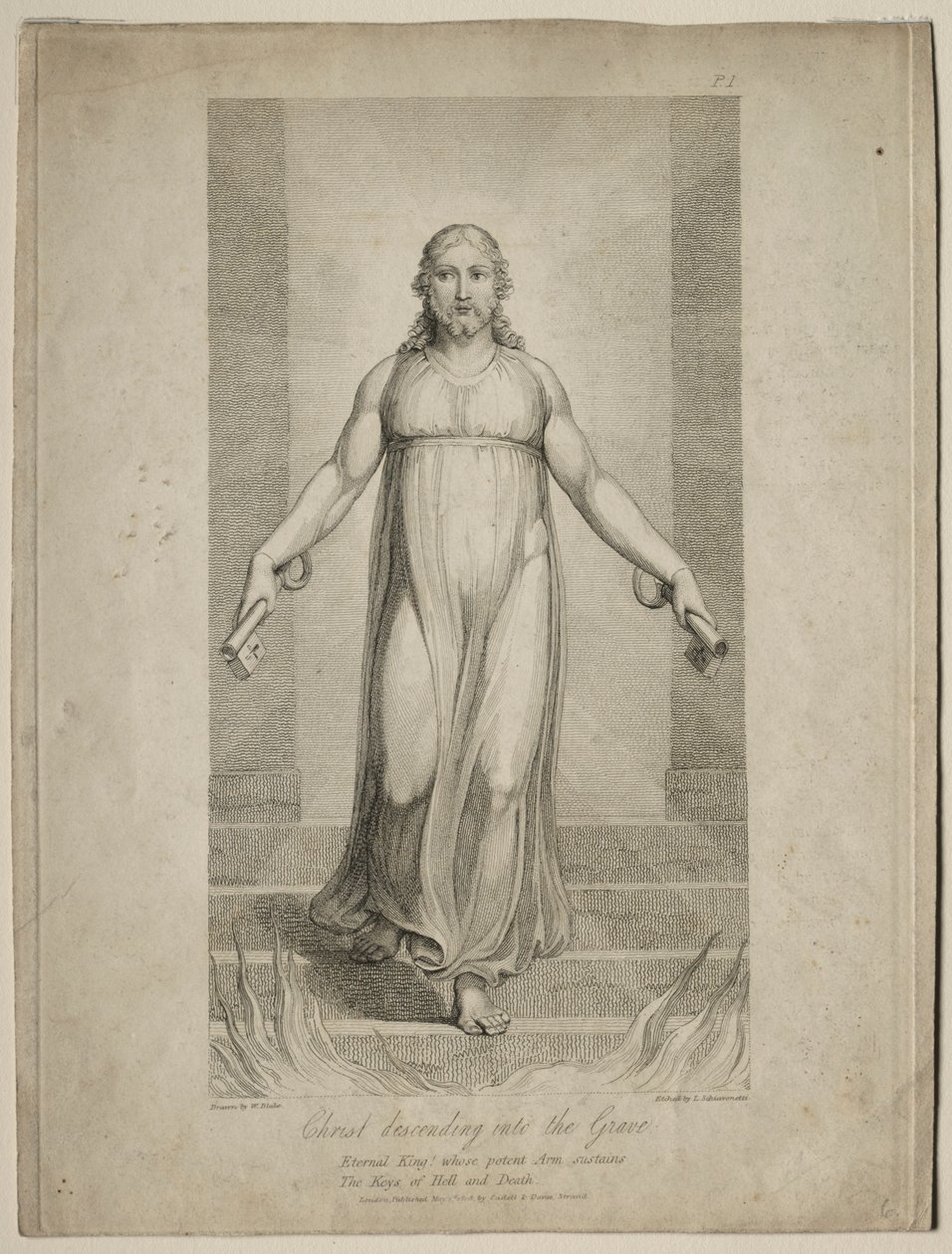 Christ Descending into the Grave by Luigi Schiavonetti