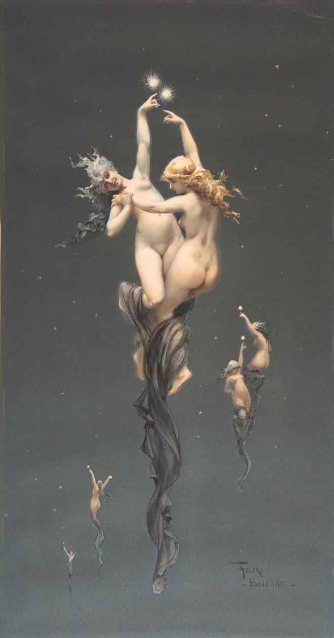 Twin Stars, 1851-96 by Luis Riccardo Falero