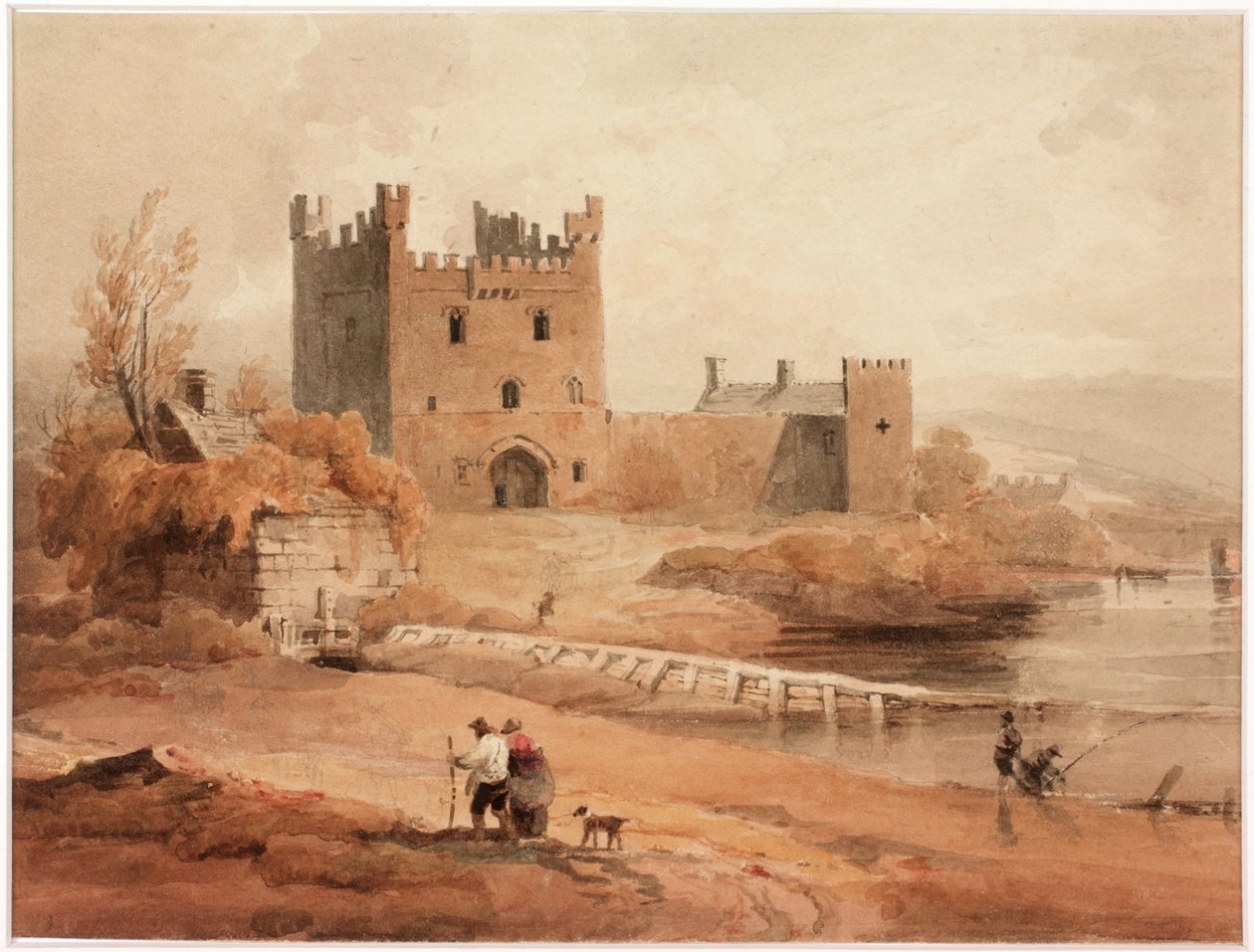 Bywell Castle by Luke Clennell