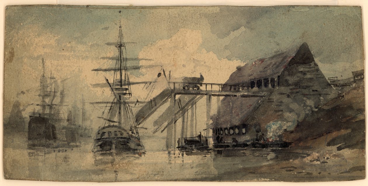 Coal Staiths on the Tyne by Luke Clennell