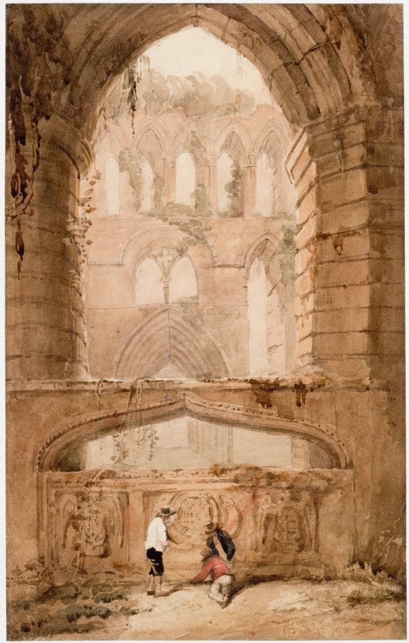 Interior of Lanercost Priory by Luke Clennell