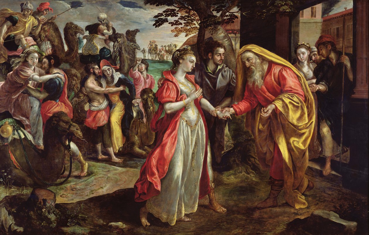 Rebecca Agreeing to Follow Eliezer by Maarten de Vos