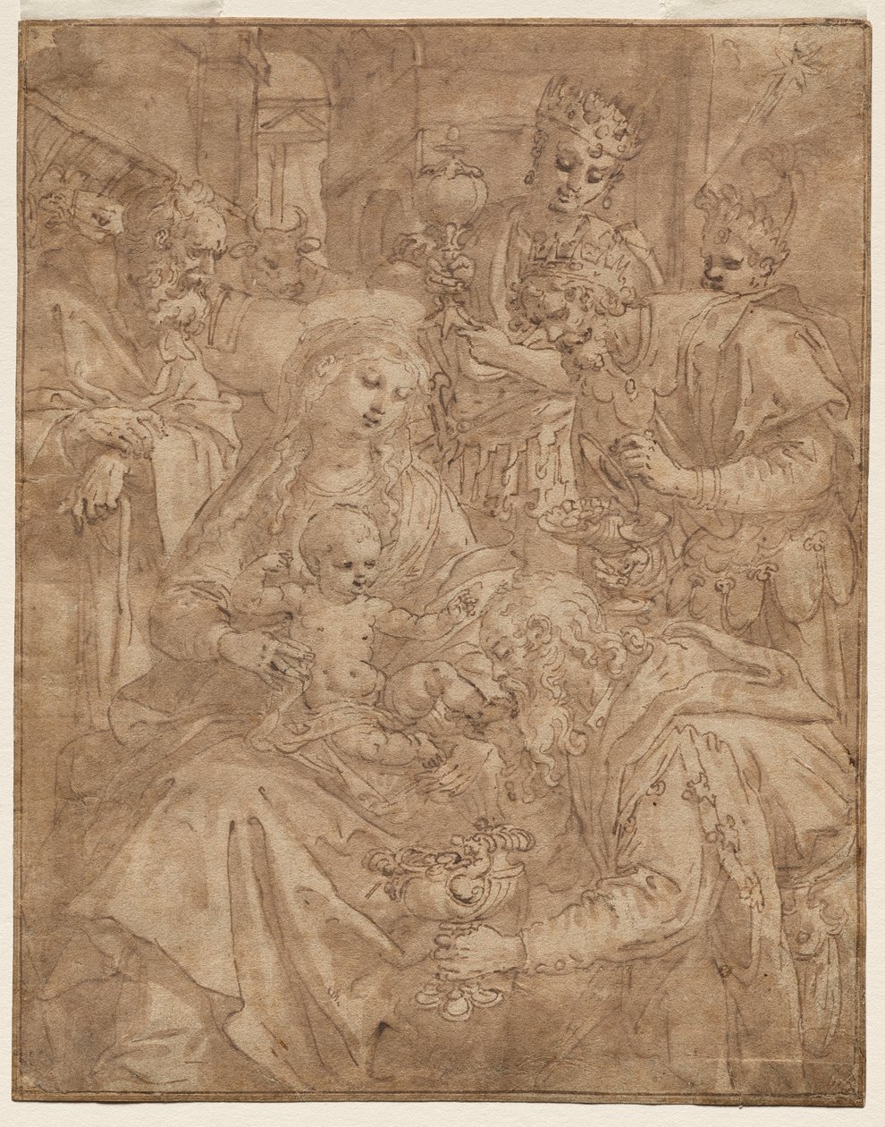 Adoration of the Magi by Maarten de Vos