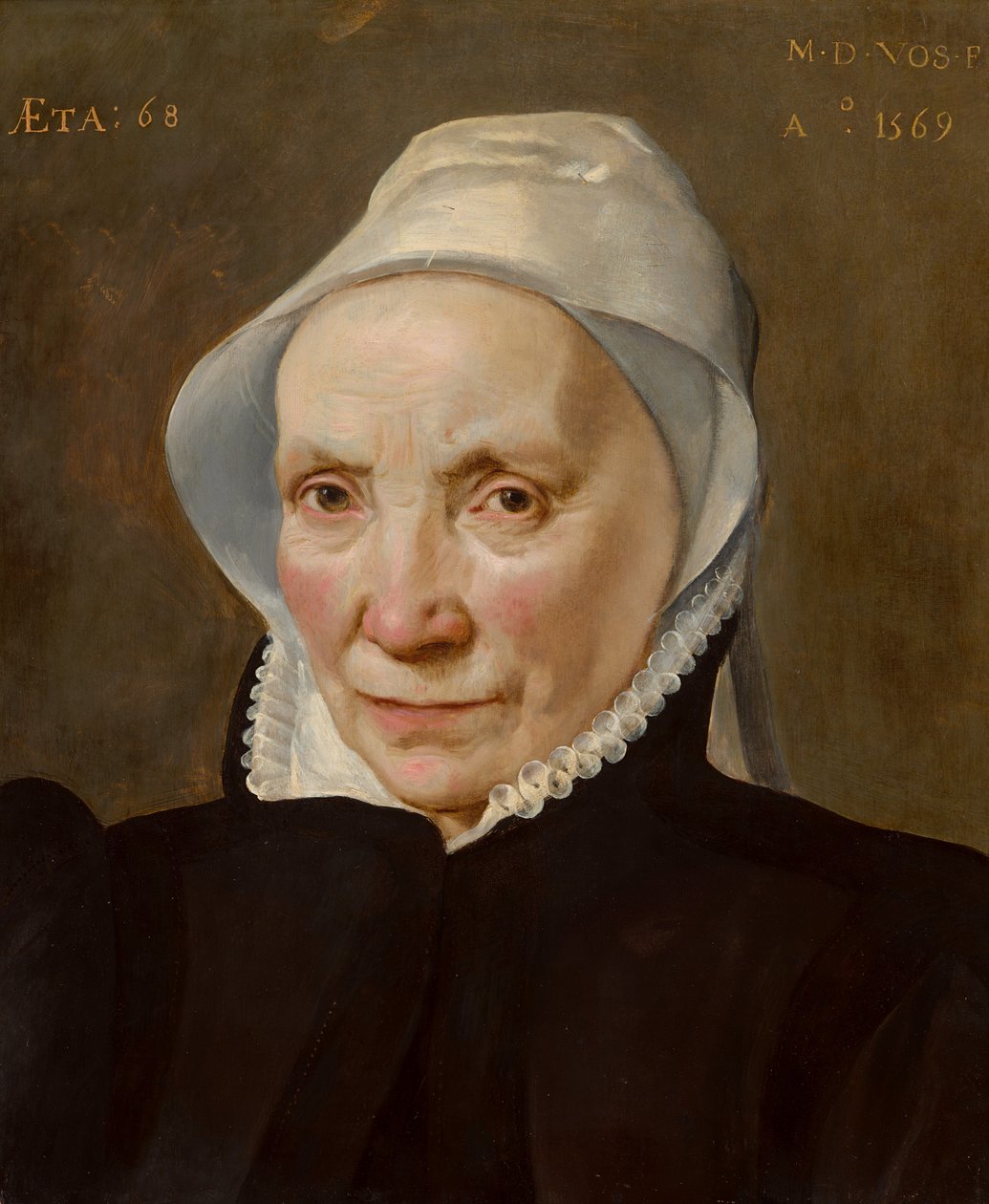 Portrait of an Old Woman by Maarten de Vos