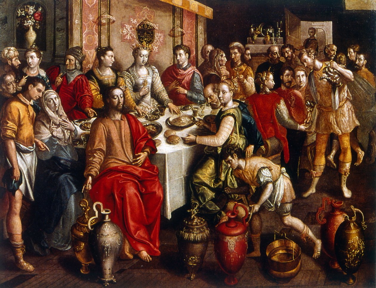 The Marriage at Cana by Maarten de Vos
