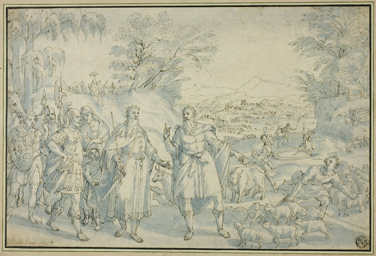 The Meeting of Abraham and Melchizedek by Maarten de Vos