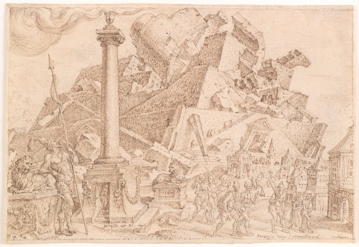 The Destruction of the Tower of Babel by Maarten van Heemskerck