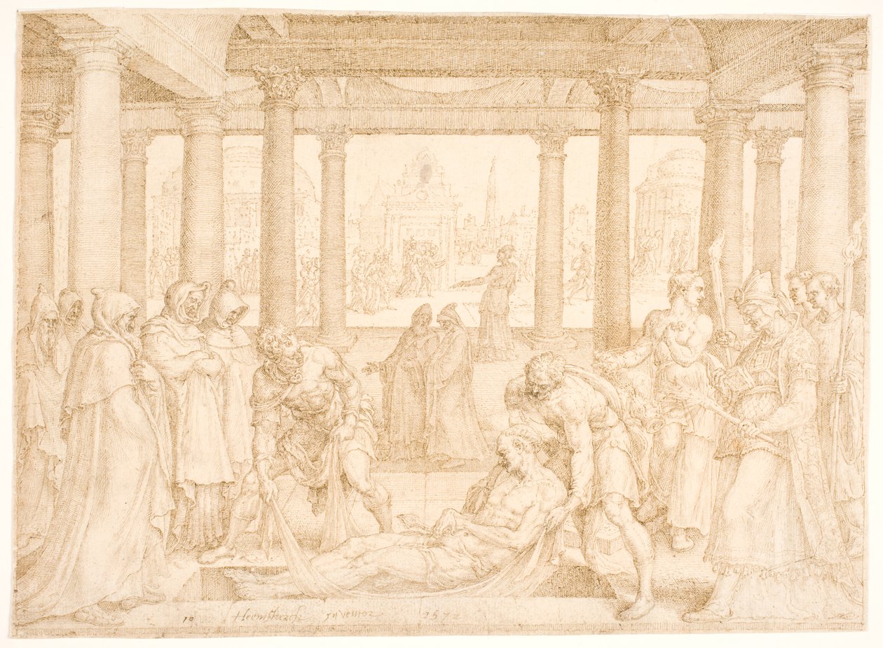 The Burial of Saint Stephen by Maarten van Heemskerck