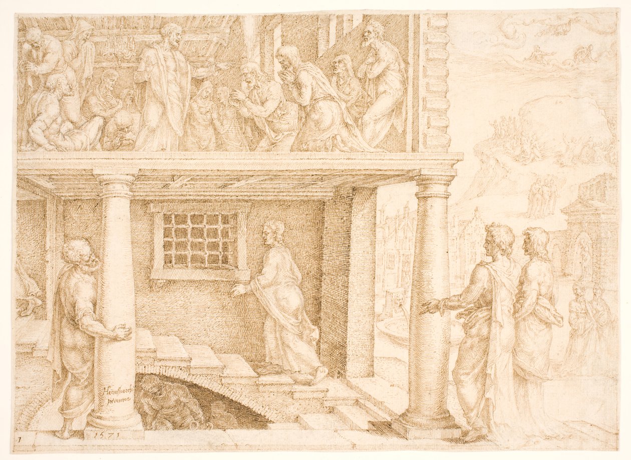 The Calling of Matthew by Maarten van Heemskerck