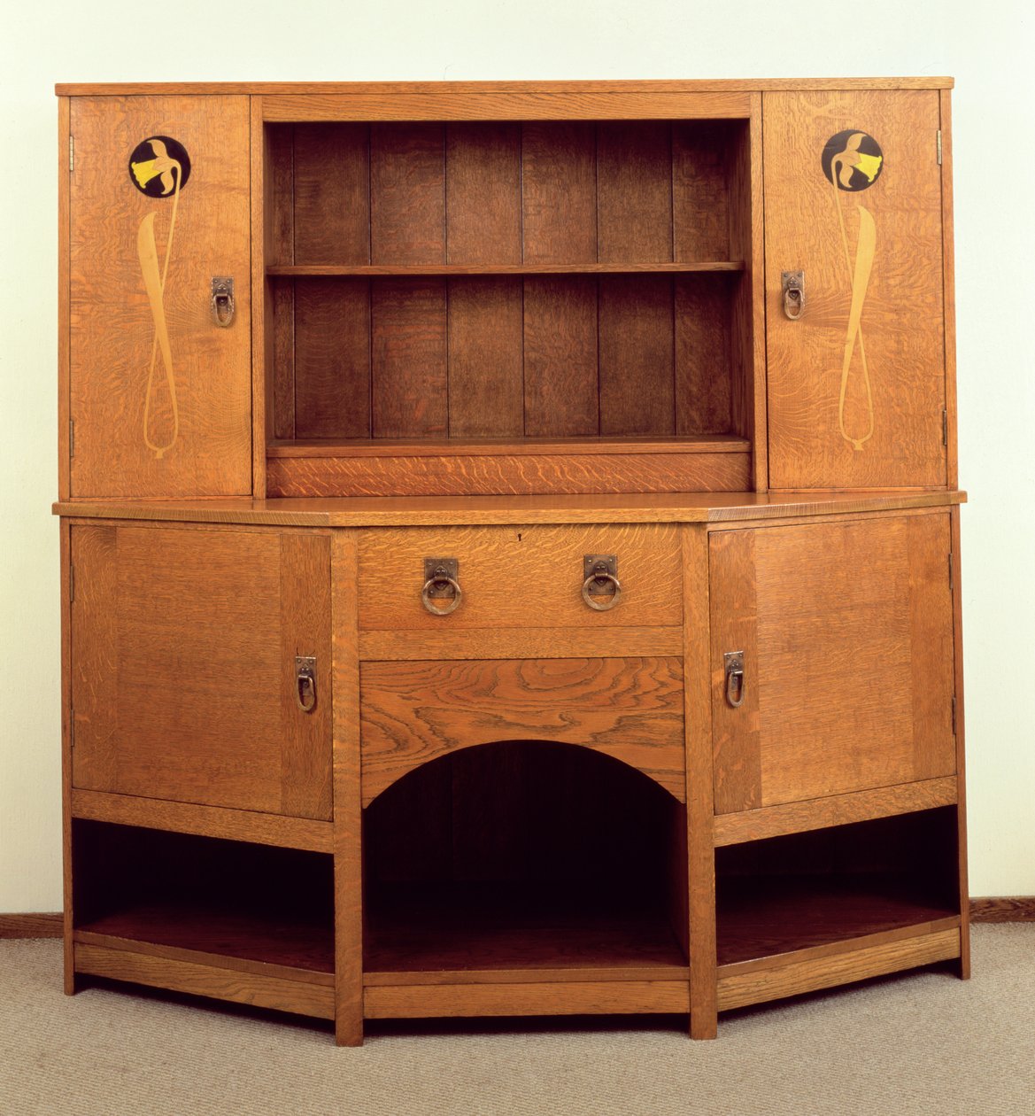 The Daffodil Sideboard, Made by John P White, Pyghtle Works by Mackay Hugh Baillie Scott