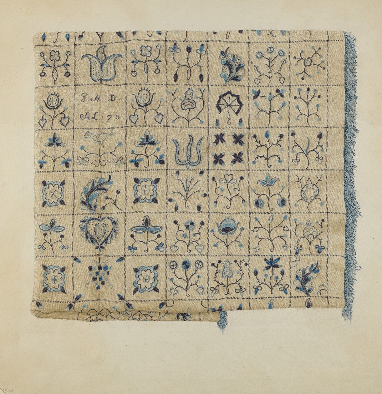 Coverlet by Mae A. Clarke
