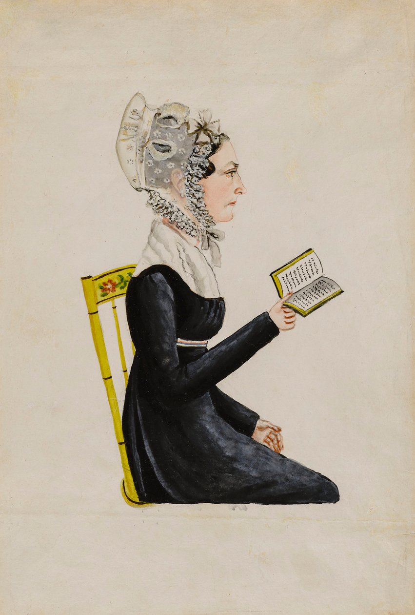 Portrait of Elizabeth Sweitzer Musser by Maentel, Jacob