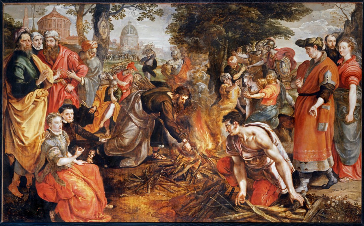 Saint Paul Bitten by a Viper by Maerten de Vos