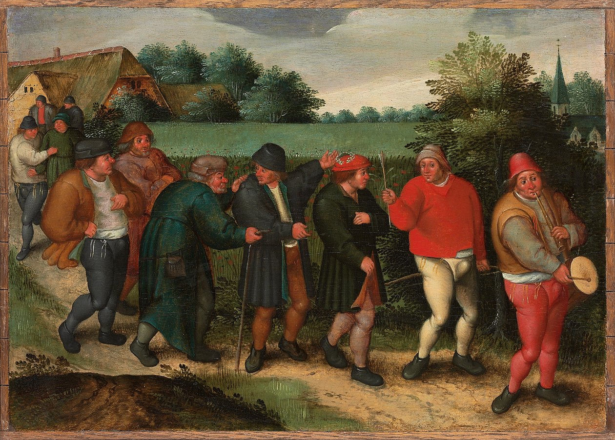 The Procession of the Groom by Maerten van Cleve
