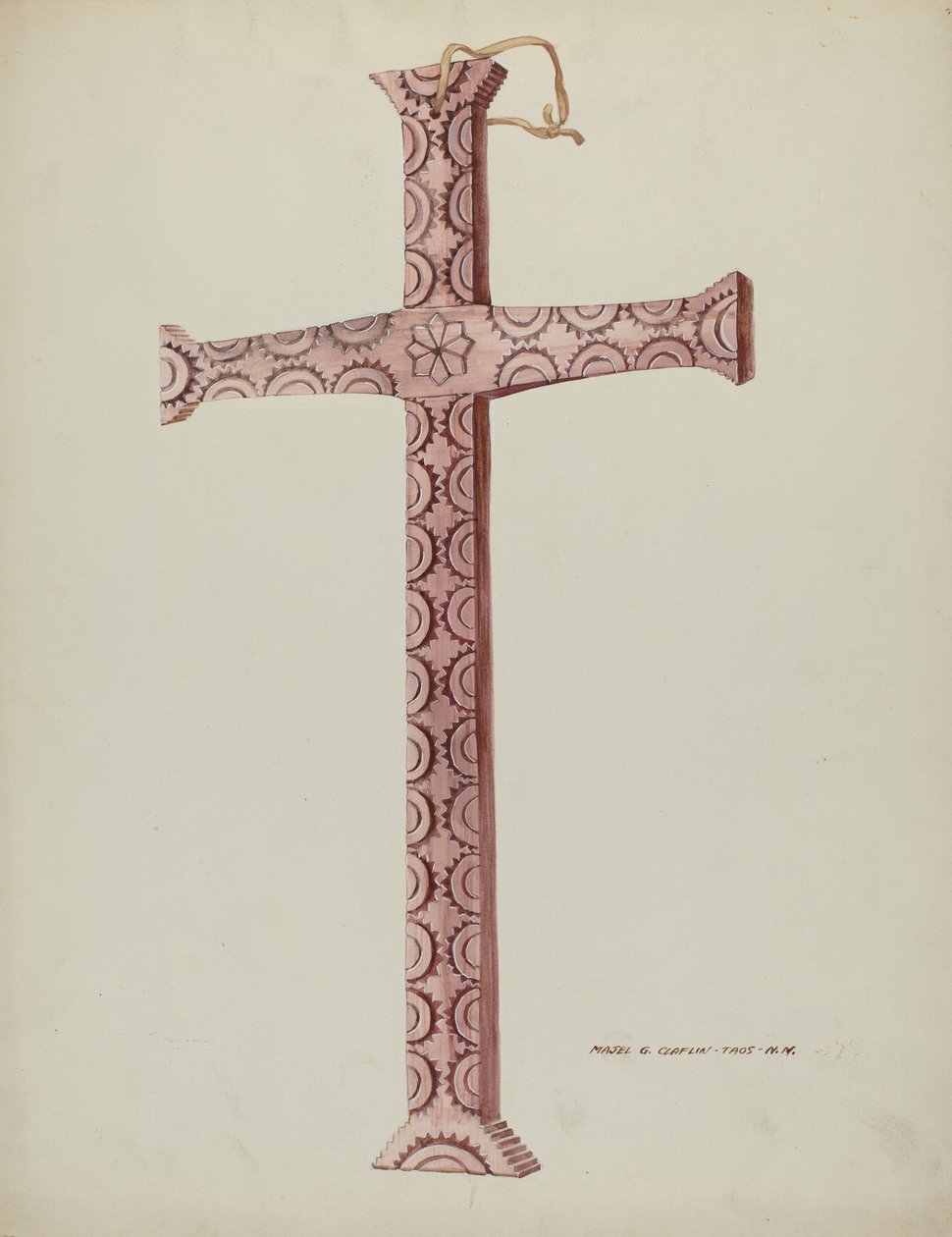 Cedar Cross by Majel G. Claflin