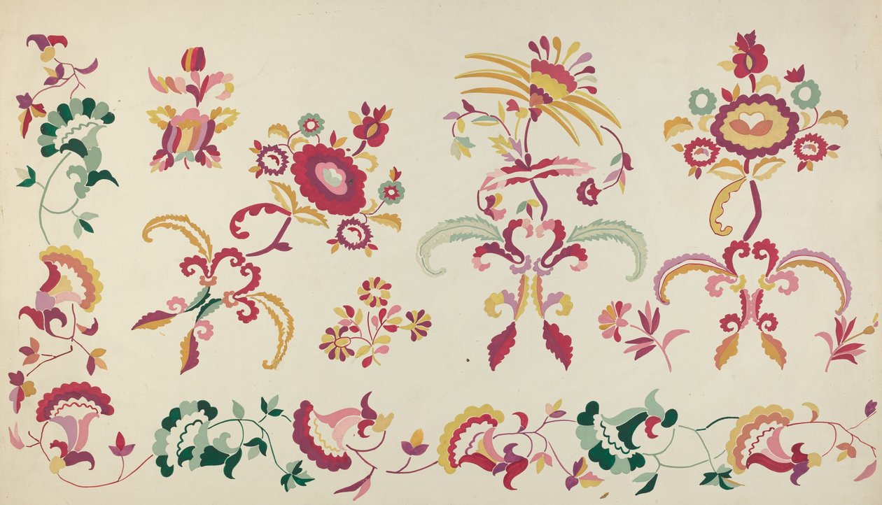 Embroidery from Bedspread by Majel G. Claflin