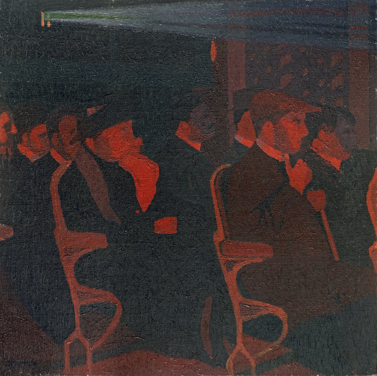 In the Cinema, c.1915 by Malcolm Drummond