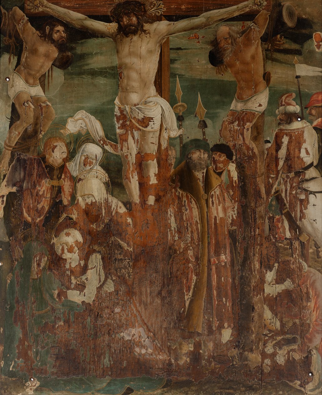 Crucifixion of Christ by Maler der Donauschule