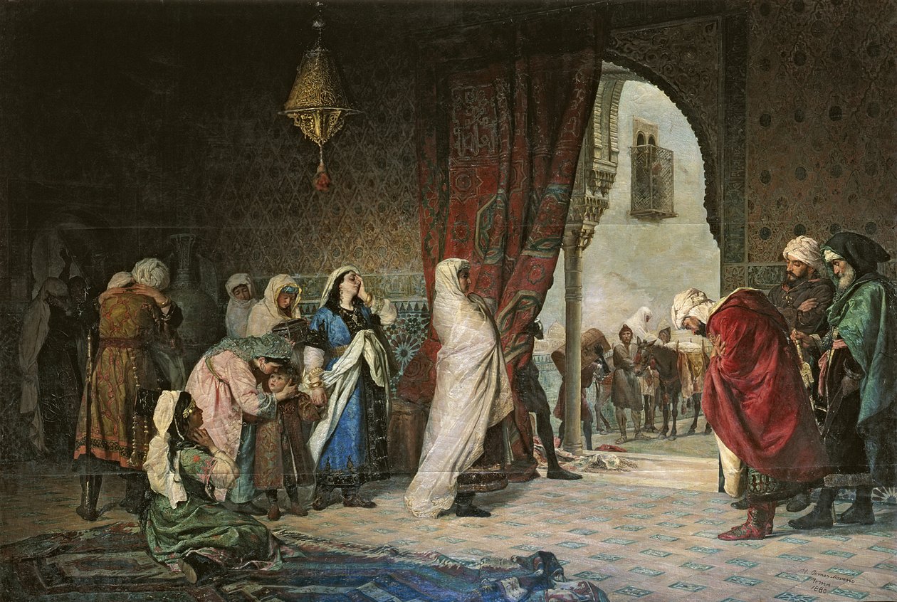 Salida del Boabdil, at the Alhambra by Manuel Gomez Moreno y Gonzalez