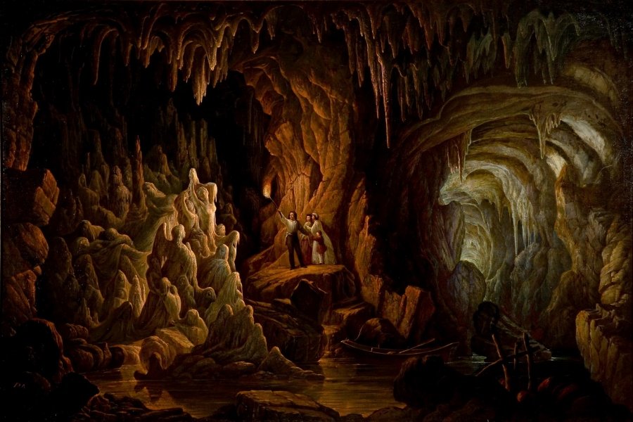 A Grotto by Manuel Araújo de Porto Alegre