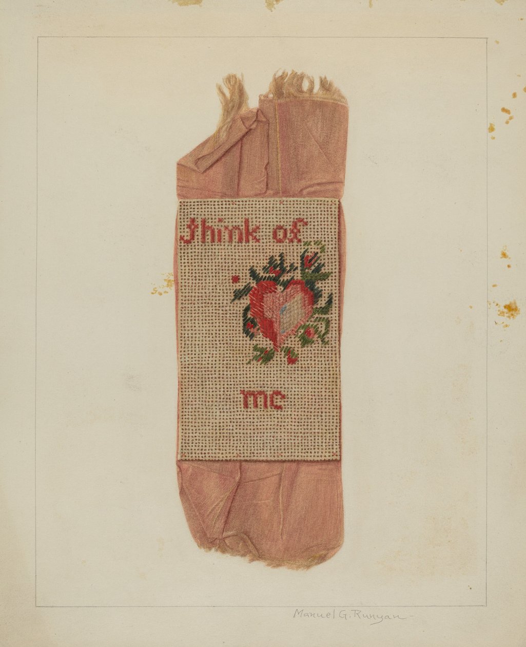 Bookmark Valentine by Manuel G. Runyan