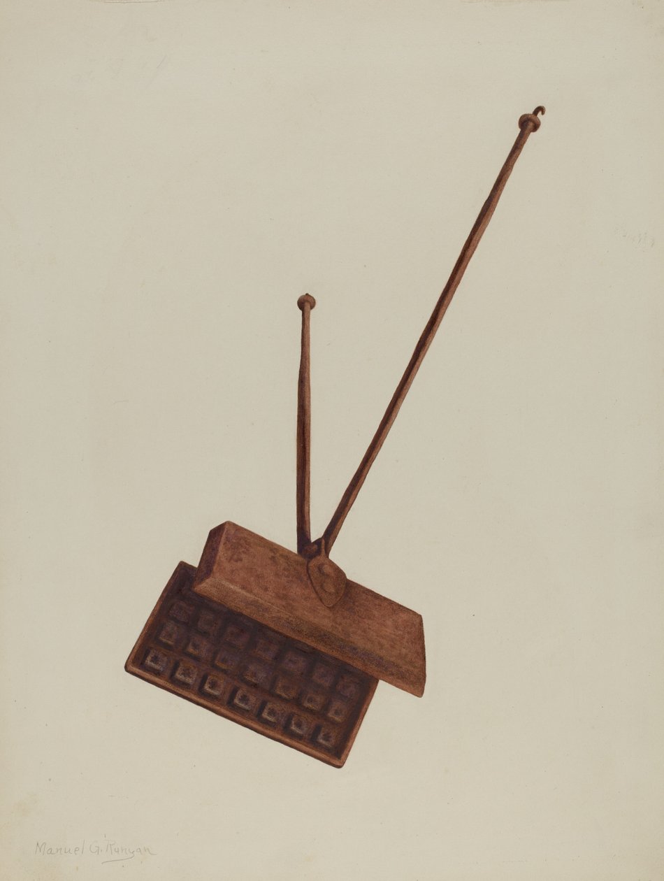 Fireplace Waffle Iron by Manuel G. Runyan