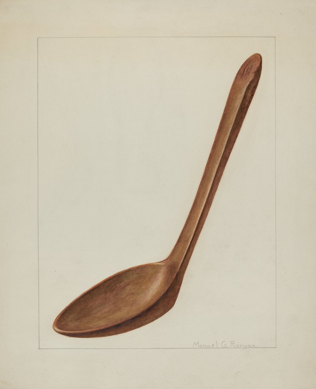 Wooden Spatula by Manuel G. Runyan