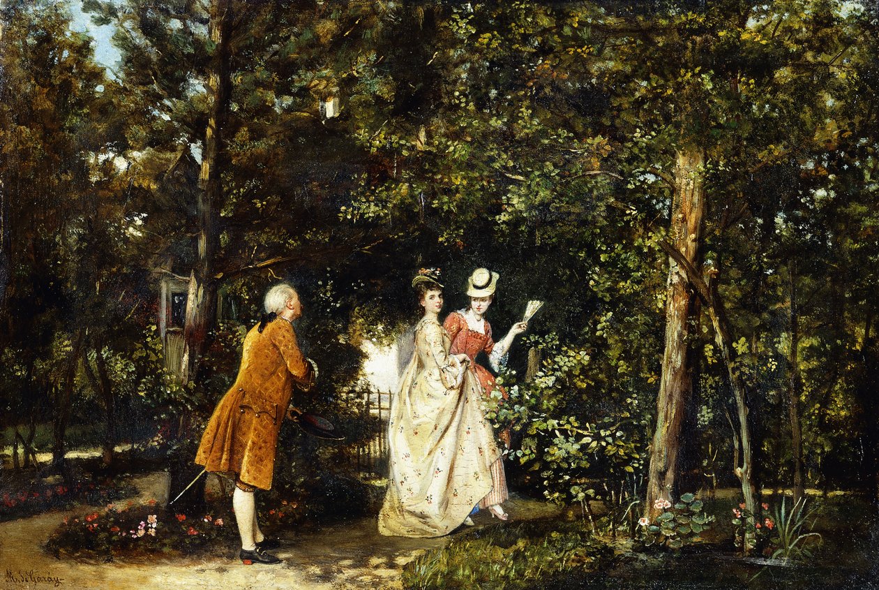 The Promenade by Manuel Garay y Arevalo