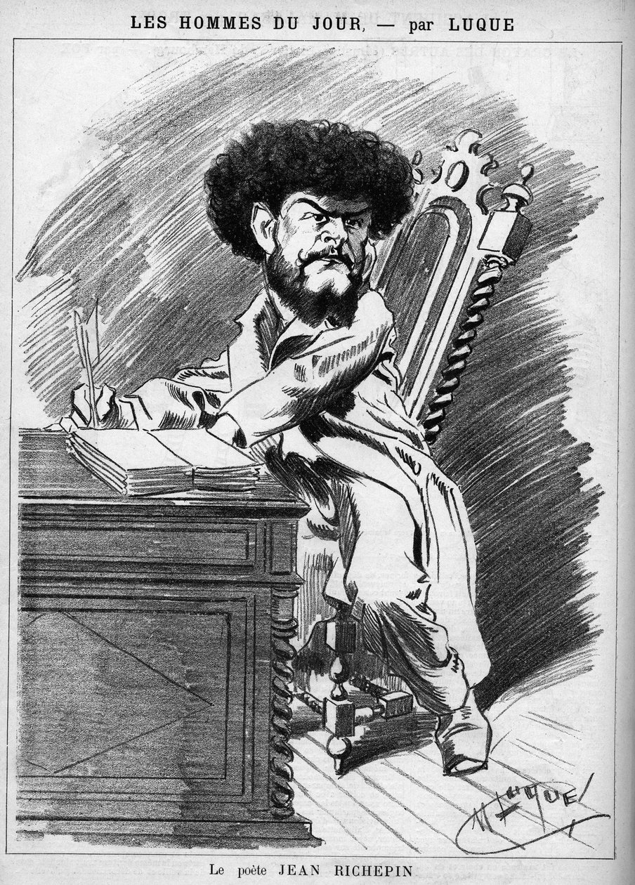 Jean Richepin (1849-1926), French Writer by Manuel Luque