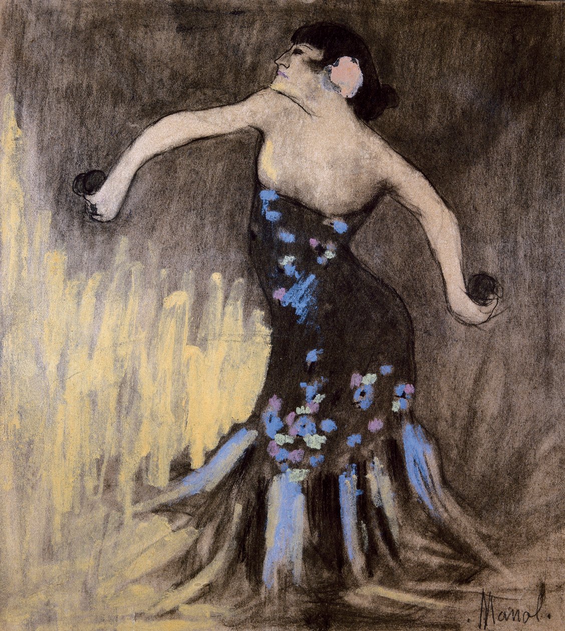 Flamenco dancer by Manuel Martinez Hugue Manolo