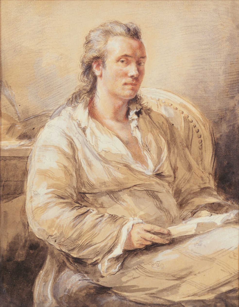 Self Portrait by Marc Theodore Bourrit