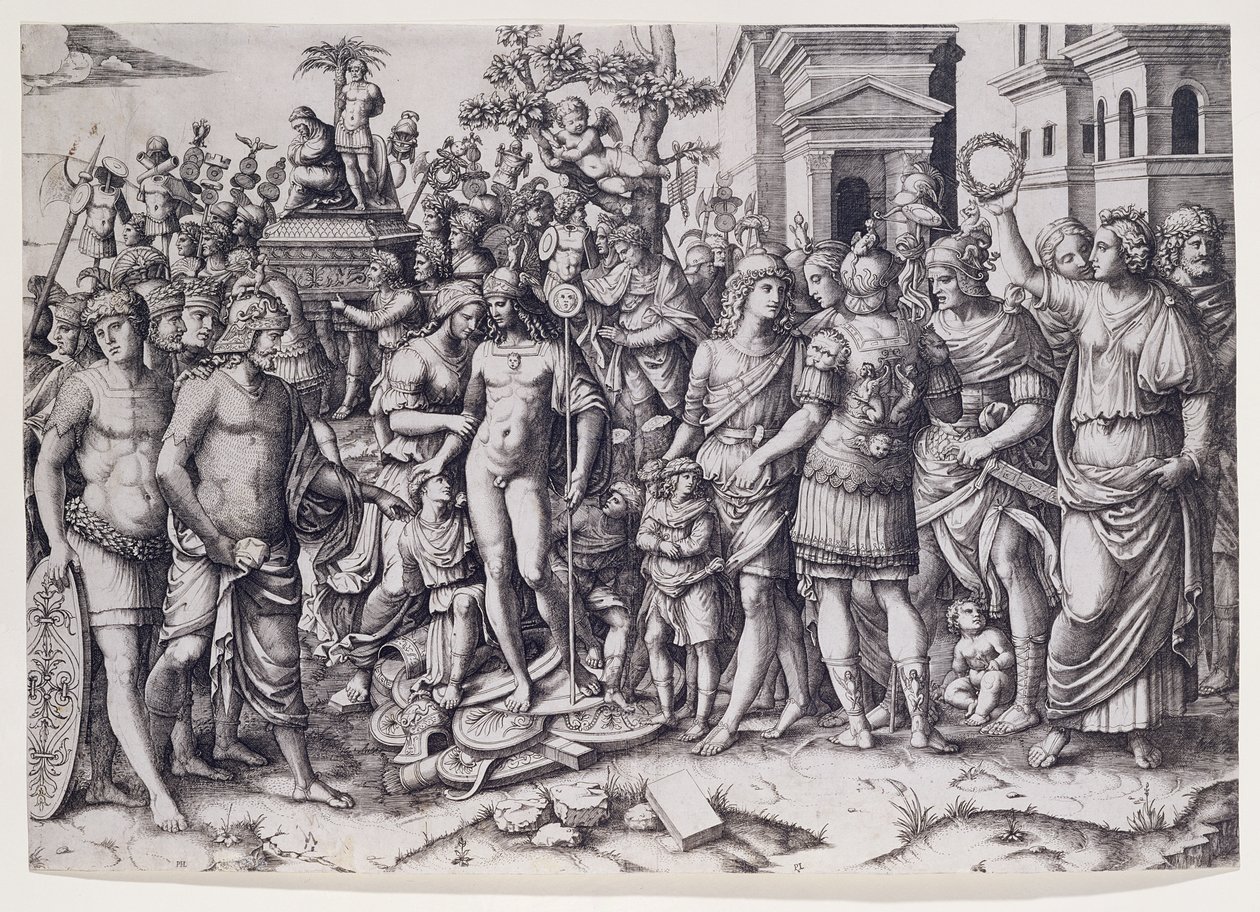 A Triumph by Marcantonio Raimondi