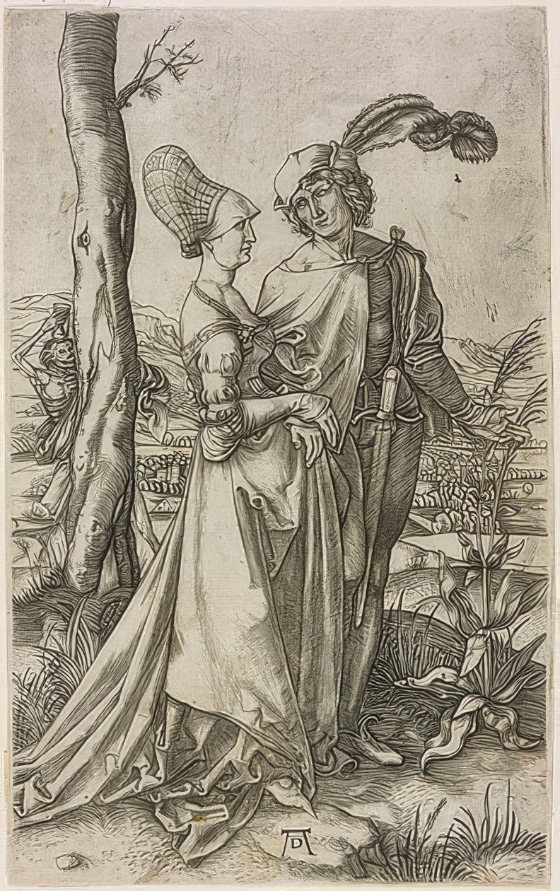 The Walk by Marcantonio Raimondi