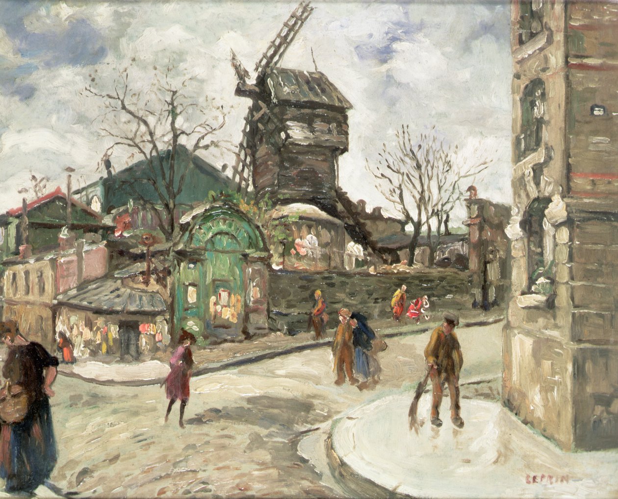 The Moulin de la Galette by Marcel Leprin