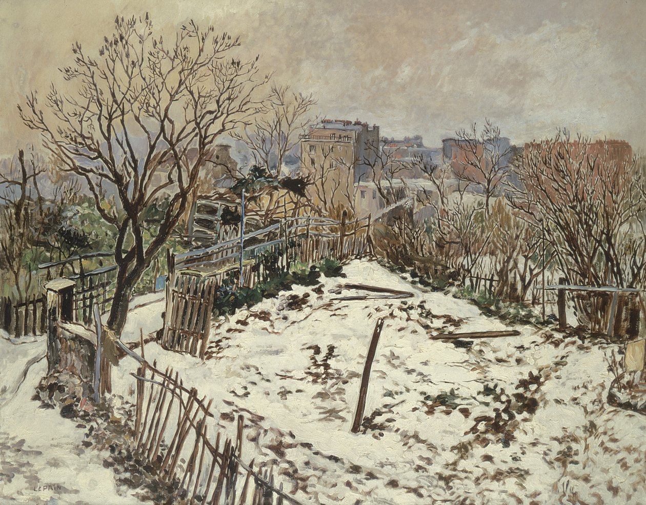 The Allotments of Montmartre by Marcel Leprin